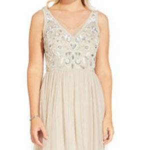Adrianna Pappell - chiffon, embellished gown